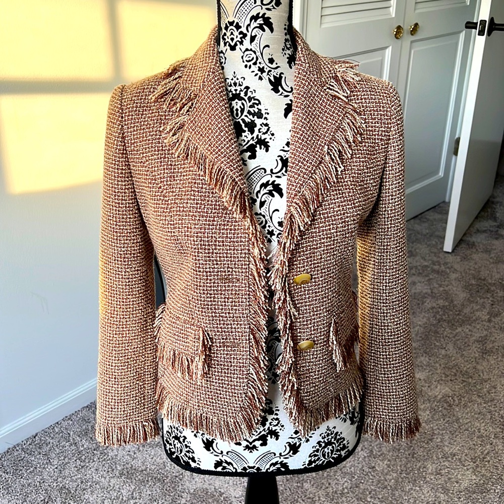 Gorgeous Unbranded Brown tweed blazer